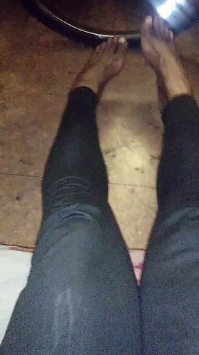 Long Legs Thick Thighs Pretty Feet Femboy Bottom Foot Fetish