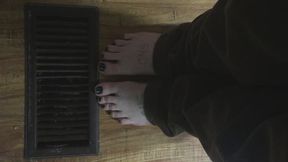 BLONDE HARDWOOD FLOOR U WEIGH GOLD WITH A CALCULATOR