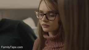 Horny Stud cums on 18+ teen ass