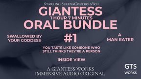 Giantess Immersive Vore ASMR Bundle #1 - Tiny Man POV Audio by GTS Works - Mouth Play Oral Sounds