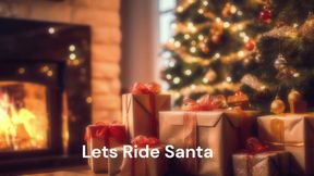 7 Days Till Christmas Lets Ride Santa