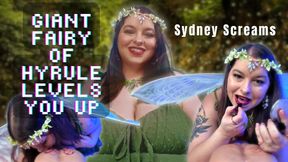 Giant Fairy Of Hyrule Levels You Up - Cosplaying as a Giant Fairy, Sydney Screams Is Ready to Give You Dark Red Lipstick Kisses to Help You