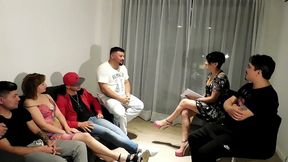terapia de grupo termina en orgia sexual , no te lo pierdas ...primera parte