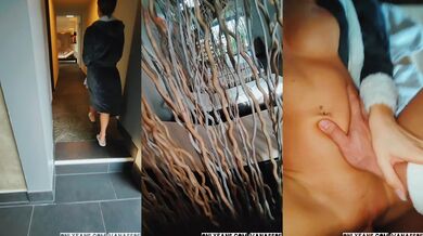 Shy 18yo girl drenched in stranger cum at risky public spa