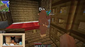 Minecraft&#x00A6;Jenny Mod&#x00A6;Fucking Bia cuddles a teddy bear &mdash;  so sweet and cute