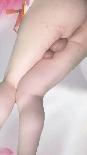 Hot Pre-cumming Masturbation Feminine Blonde Booty Model Sissy