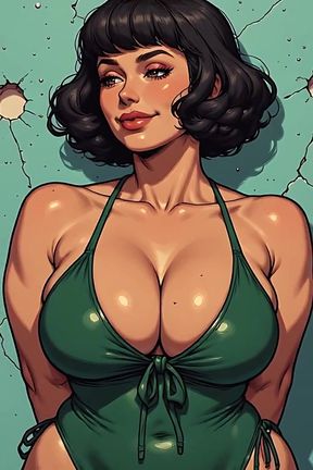 Swimsuit Cleavage Non-nude Art
