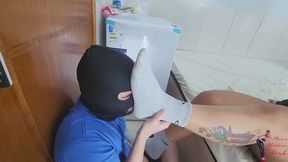 Foot Worship, part 1, by Miss Naughty and Slave Mude, FULL HD