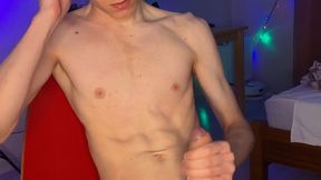 Edgy Foreskin Play Builds To Sensitive Cum Blast