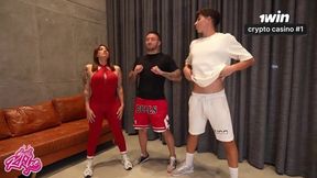 Intimate Yoga Session Turns into a Steamy Threesome Experience