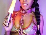 Leia and her Lightsaber