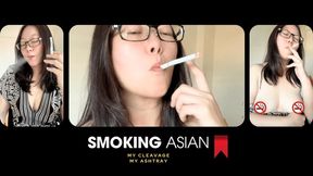 Darkside Smoking Asian Mommy: My Cleavage, My Filthy Ashtray