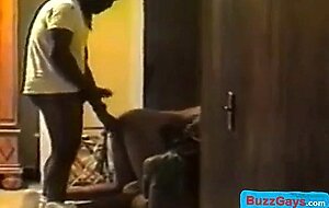 Black Amateur Spanks His Best Fan Hard