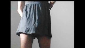 Sexy femboy show the big ass and a sorprise