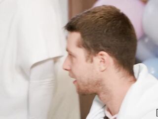 MALES - Benjamin Blue Gets Busted With A Sex tool And Ends Up Riding Malik Delgaty’s Large Dong