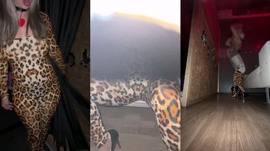 While the others were having dinner, I was very eager to have dinner in the gloryhole cage.