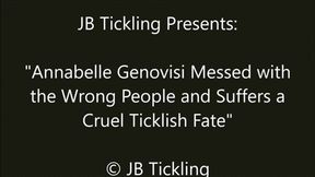 Annabelle Genovisi Tickled in a Neck to Feet Hogtie - SD