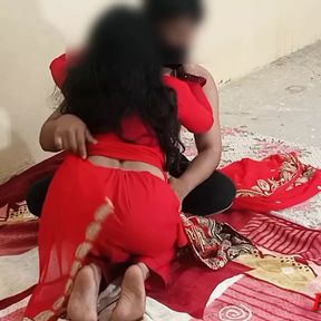 Indian newly married wife fucked by her boyfriend with clear Hindi audio