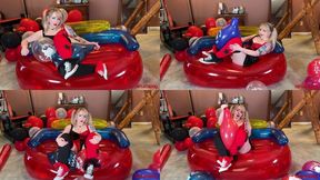 Harley Quinn's Gymnastic Balloon Leg Workout