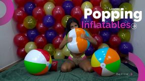 Julia Pop Beach Balls An Irreversible Destruction Session