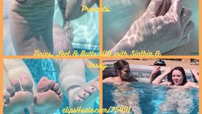 Topless UW Tines, Feet and Butts with Sinthia and Sassy wmv