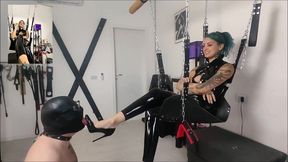 LILLI BAYLE - PVC Goddess - Shoe worship, heel sucking, shoe gagging