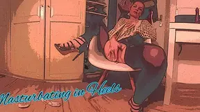 Masturbating In Heels - Sabdeluxe