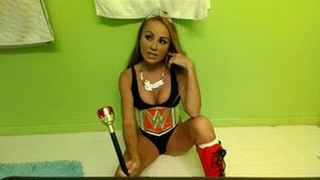 The Queen of Wrestling Pleasures Herself