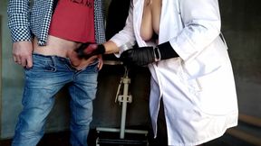 Oh my god my mature female urologist decided to check my penis