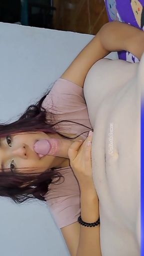 My Colombian Friend Has All My Milk in Her Pussy, Creampie POV