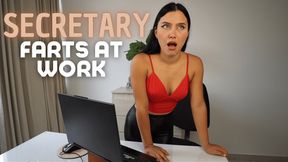 Secretary Farts At Work