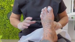 #53. Pedicure tratamento completo para os pés do lutador Allan Guerra Gomes