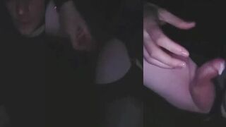 British Crossdresser Strokes Herself with a Penis Pump in the Dark