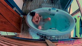 jacuzzi jilling off outdoor - immeganlive