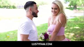 LustyFam  -  Having a home date and hot fuck sesh with my busty stepsister Indica Monroe