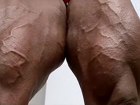 Impressive fbb in red bikini.