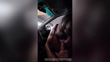 Buddy parked at a better spot to finish sucking him