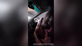 Buddy parked at a better spot to finish sucking him