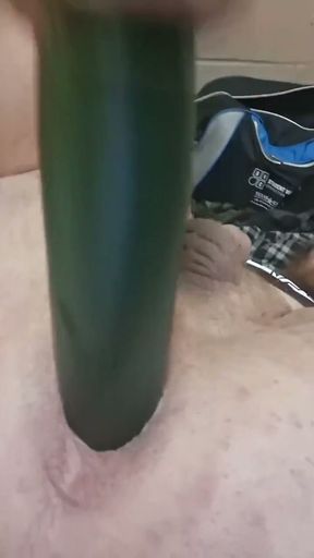 Fucking My Hole with a Cucumber