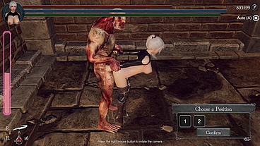 Orc monster fucks warrior's tight pussy and cums inside