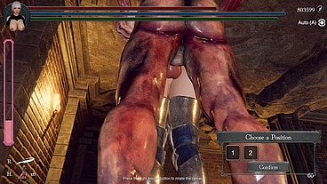 Orc monster fucks warrior's tight pussy and cums inside