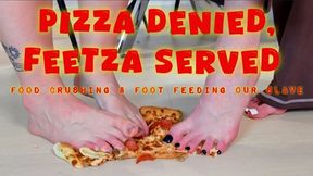 Pizza Denied, Feetza Served – Food Crushing & Foot Worship