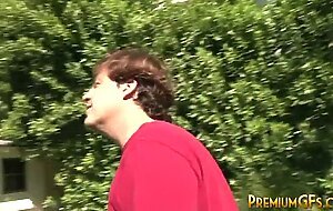Jessica Moore drenched in hot jizz