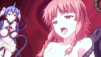 Watch this shy cutie get her juicy pussy stretched by a massive cock in a cartoon threesome