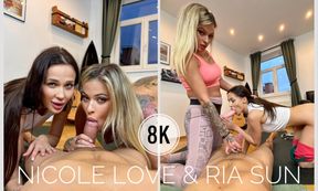 Sexy Workout With Nicole And Ria