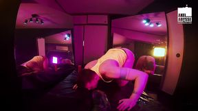 Axel Abysse Teases Asshole Before Riding Dildo Machine