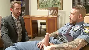 Riding The Biggest Cop Cock - Bryan Slater And Rocco Steele