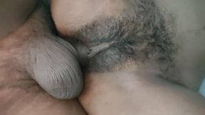 Homemade sex with my girlfriend until I cum on pussy