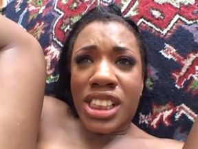Two big hard cock for a nasty ebony princess with big ass