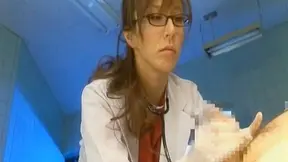 Nurse Honami Takasaka Serves Wet Blowjob to Hungry Male Patient